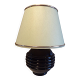Black opaline ball lamp 1930