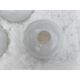 Lot de 5 opalines blanches