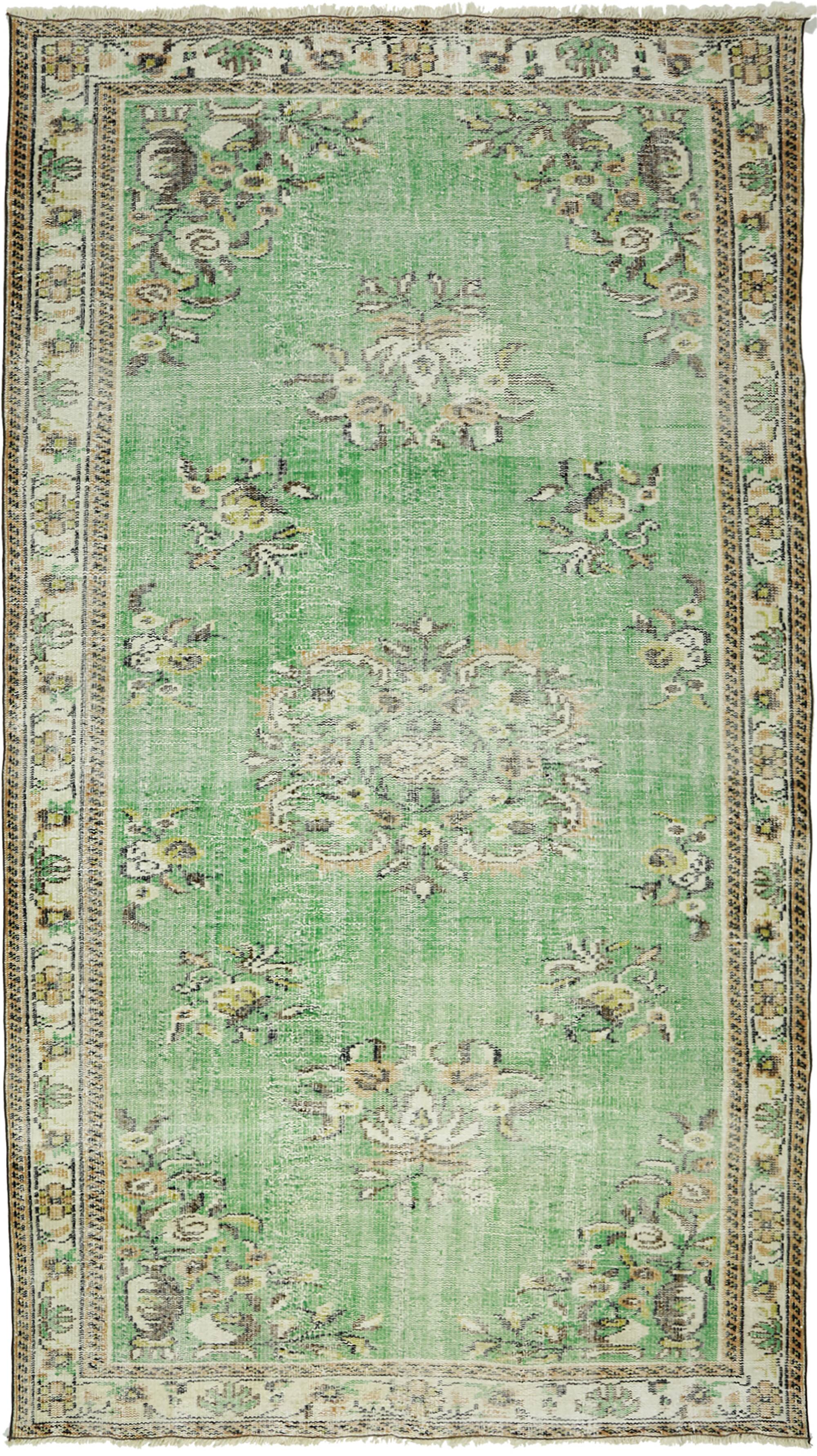 One-of-a-Kind Turkish Handwoven Vintage Rug - Timeless Vintage Elegance 280x 164 cm