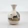 Small vintage vase countryside in stoneware pottery Biron in Bouffioulx