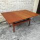 Table  modulable  en  teck
