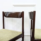 Set of 6 green Scandinavian chairs