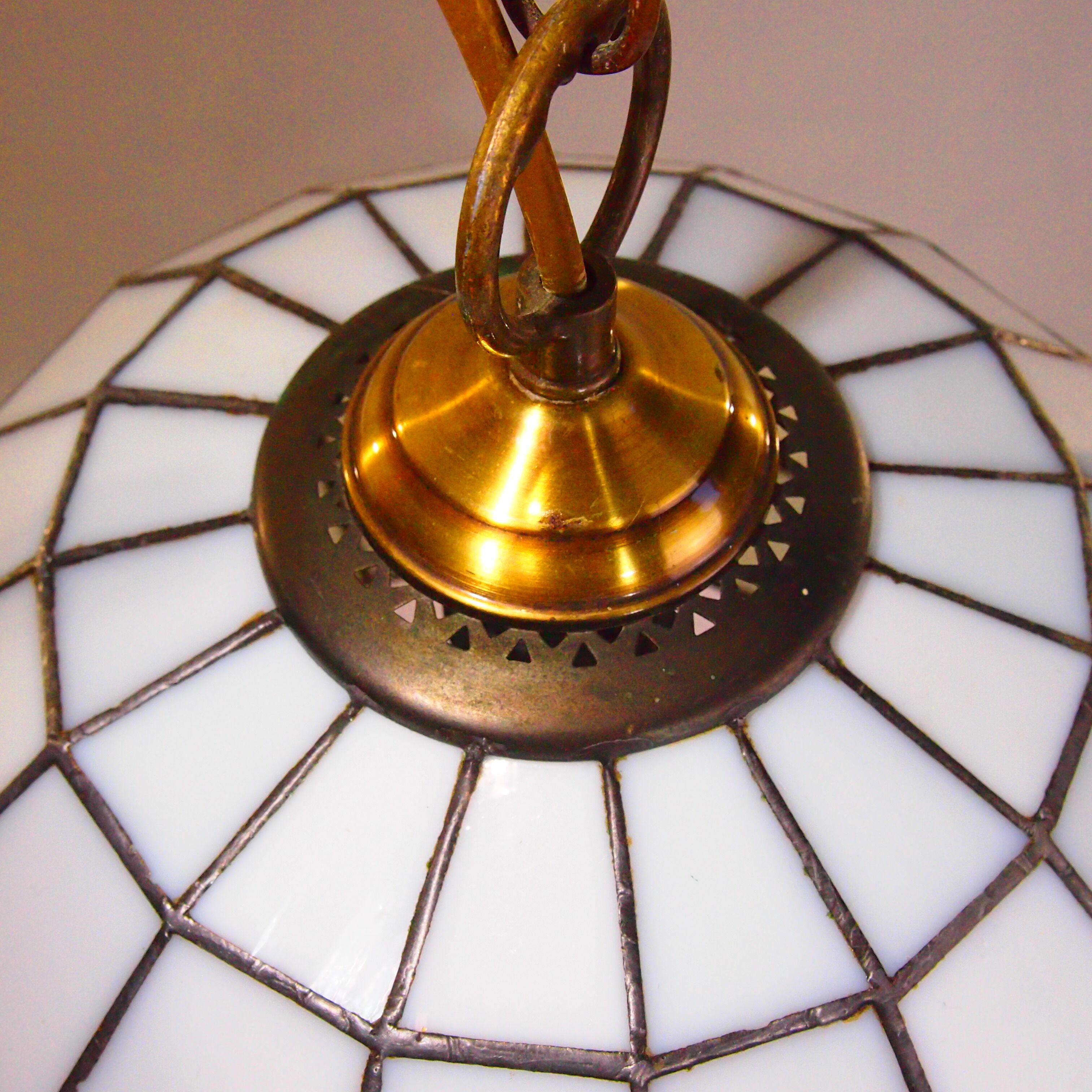 Ceiling lamp / bathroom lighting / stained glass / Glass pendant / glass paste