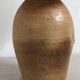 Lampe XXL en grès vernissé et corde de jute vers 1960