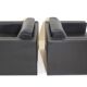 Knoll Studio Line set of 2 leather armchairs by Jürgen Lange
