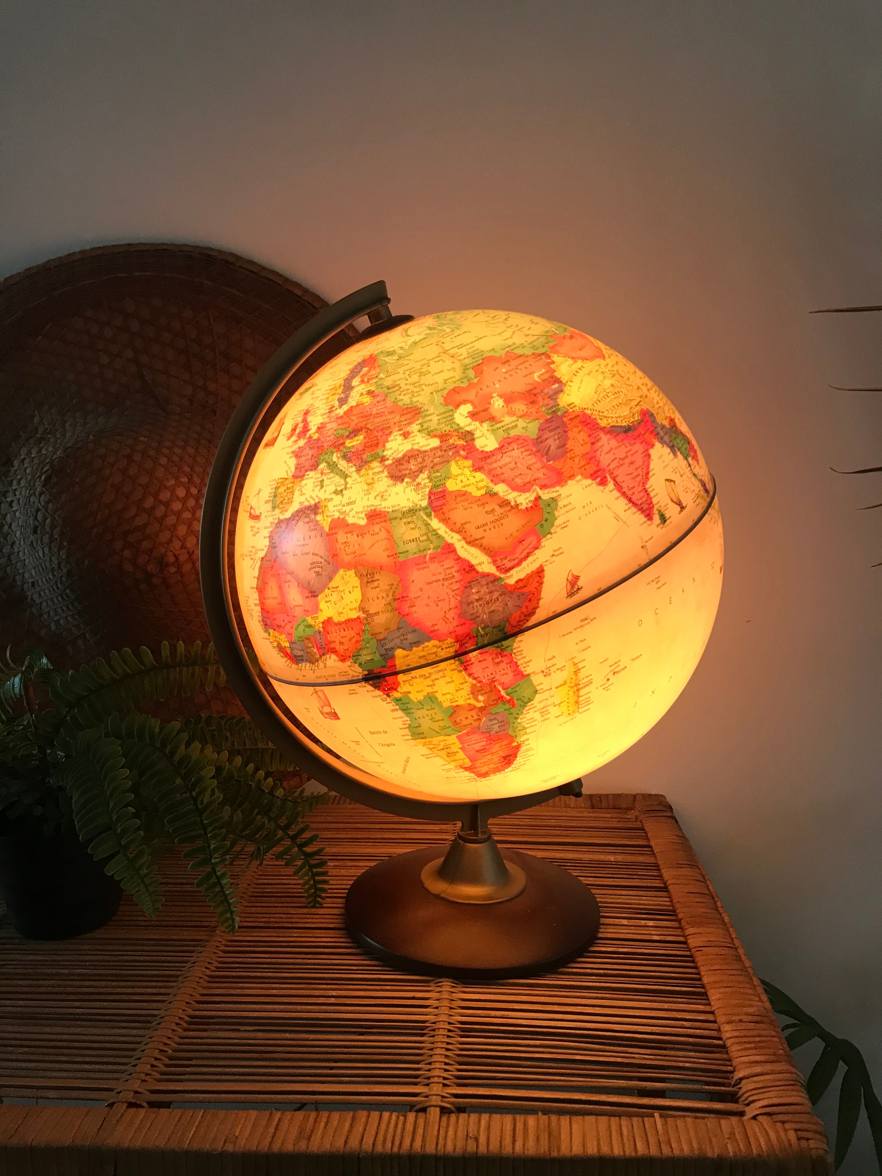 Light earth globe tecnodidattica