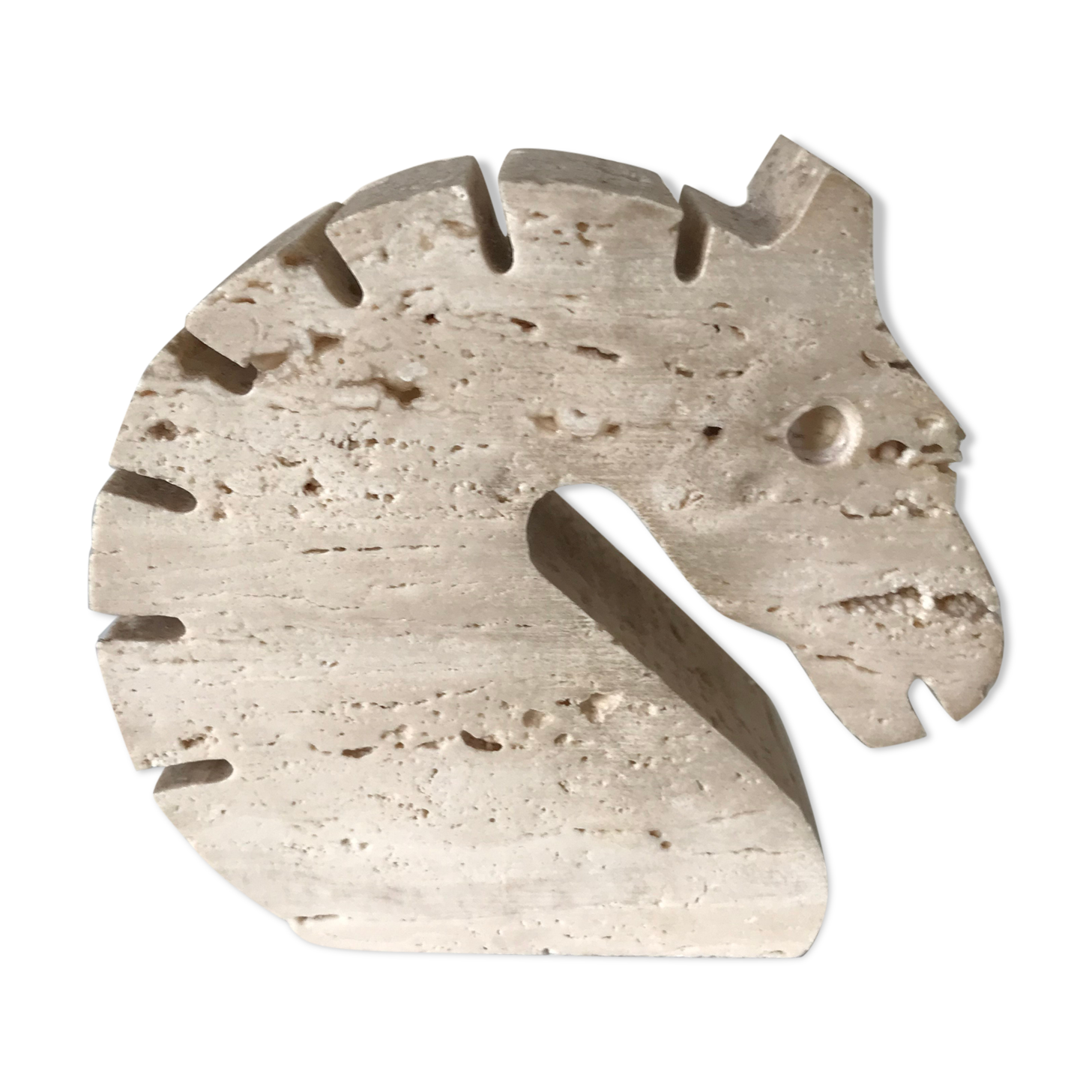 Travertine horse design fratelli Manelli vintage 70s