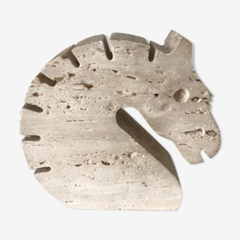 Travertine horse design fratelli Manelli vintage 70s