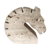 Travertine horse design fratelli Manelli vintage 70s