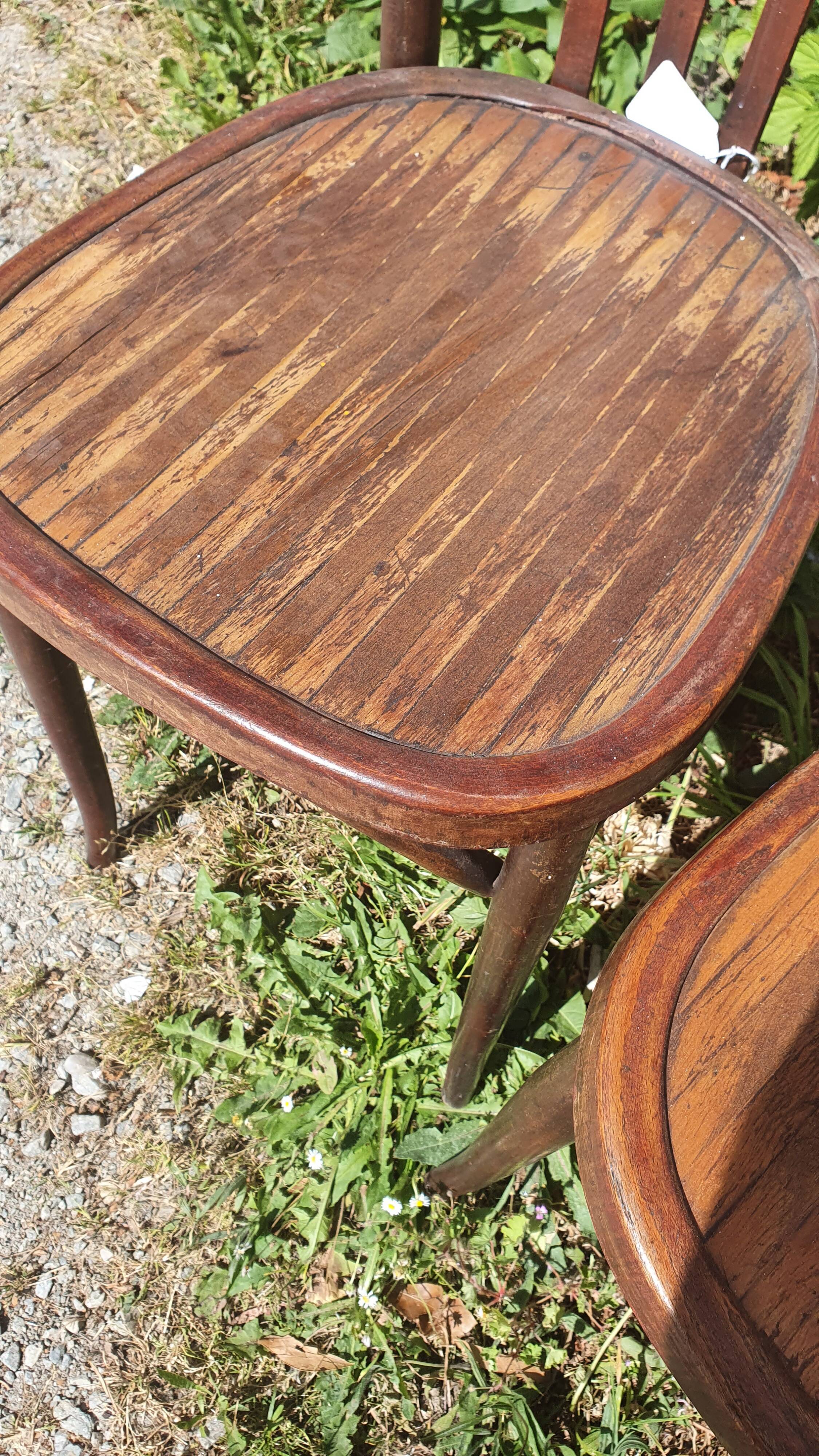 4 bistro chairs