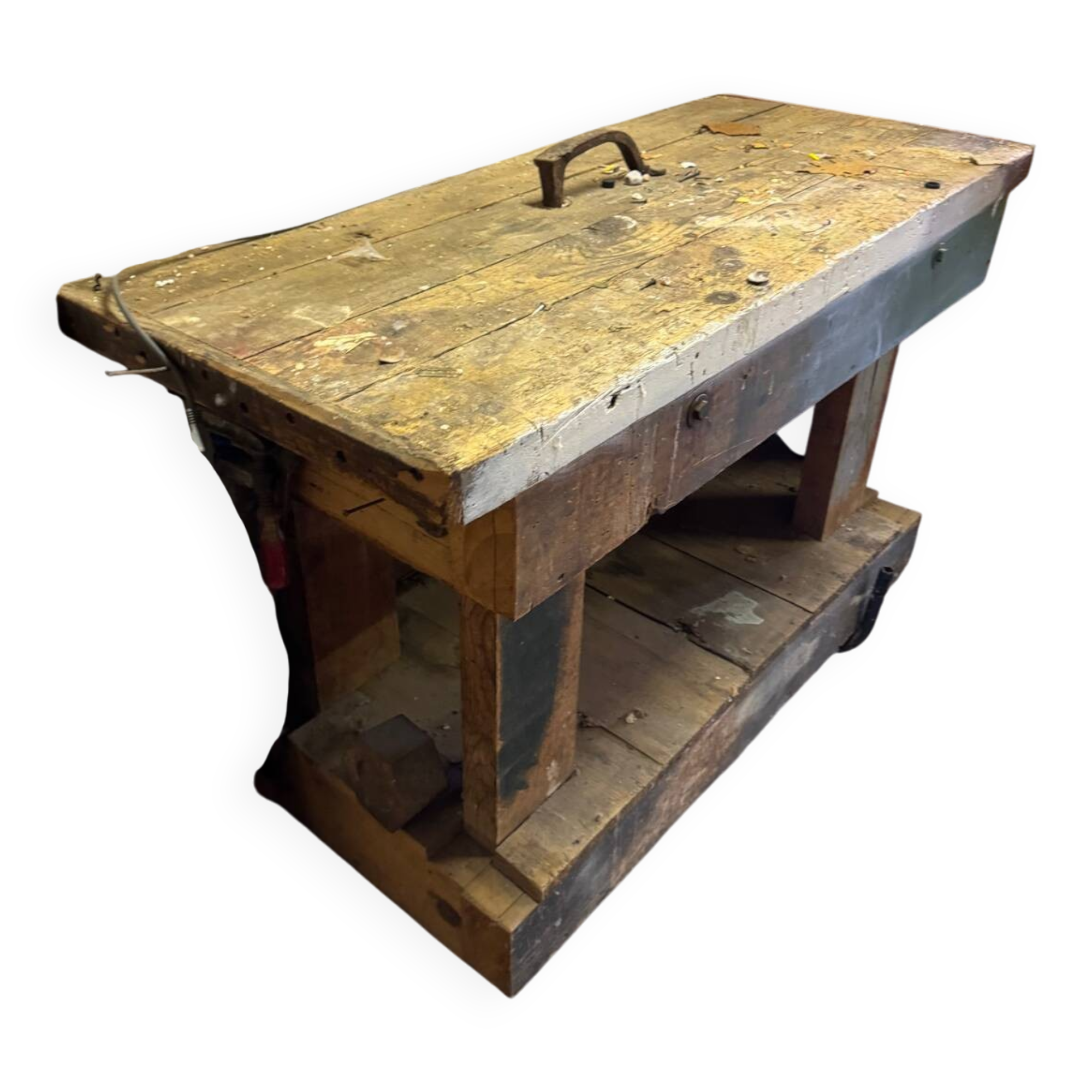 Small old carpenter's workbench