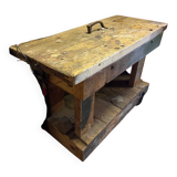 Small old carpenter's workbench