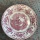 Plat creux ancien, Longwy france, modele Cyprus, motif asiatique, art deco et collector