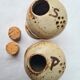 Sandstone salt and pepper shaker