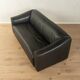 DS-47 three-seater sofa by de Sede, 1970s, black nappa leather