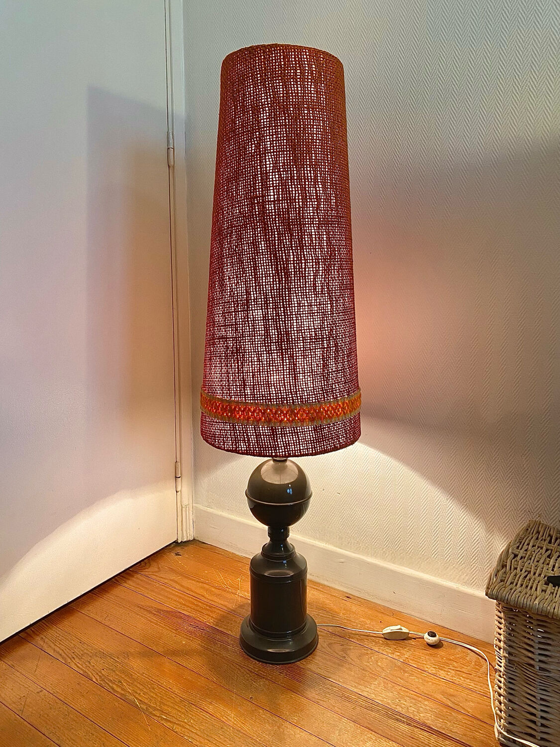 Large vintage lamp from the 70s