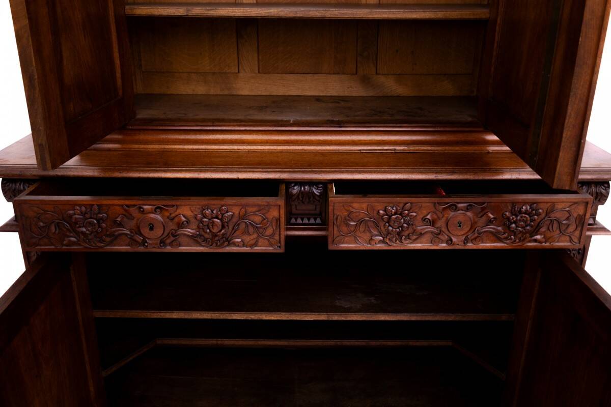 Carved sideboard, France, ca. 1870.
