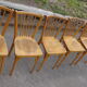 6 chaises baumann de bistrot