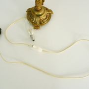 Former two-light orientalist lamp, draped woman years 50
