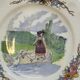 6 Petites Assiettes Plates Diamètre 21 Cm Sarreguemines Obernai Loux