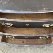 Alsatian curved chest of drawers XVIIIth patinated