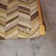 Lots of 4 vintage wooden chairs