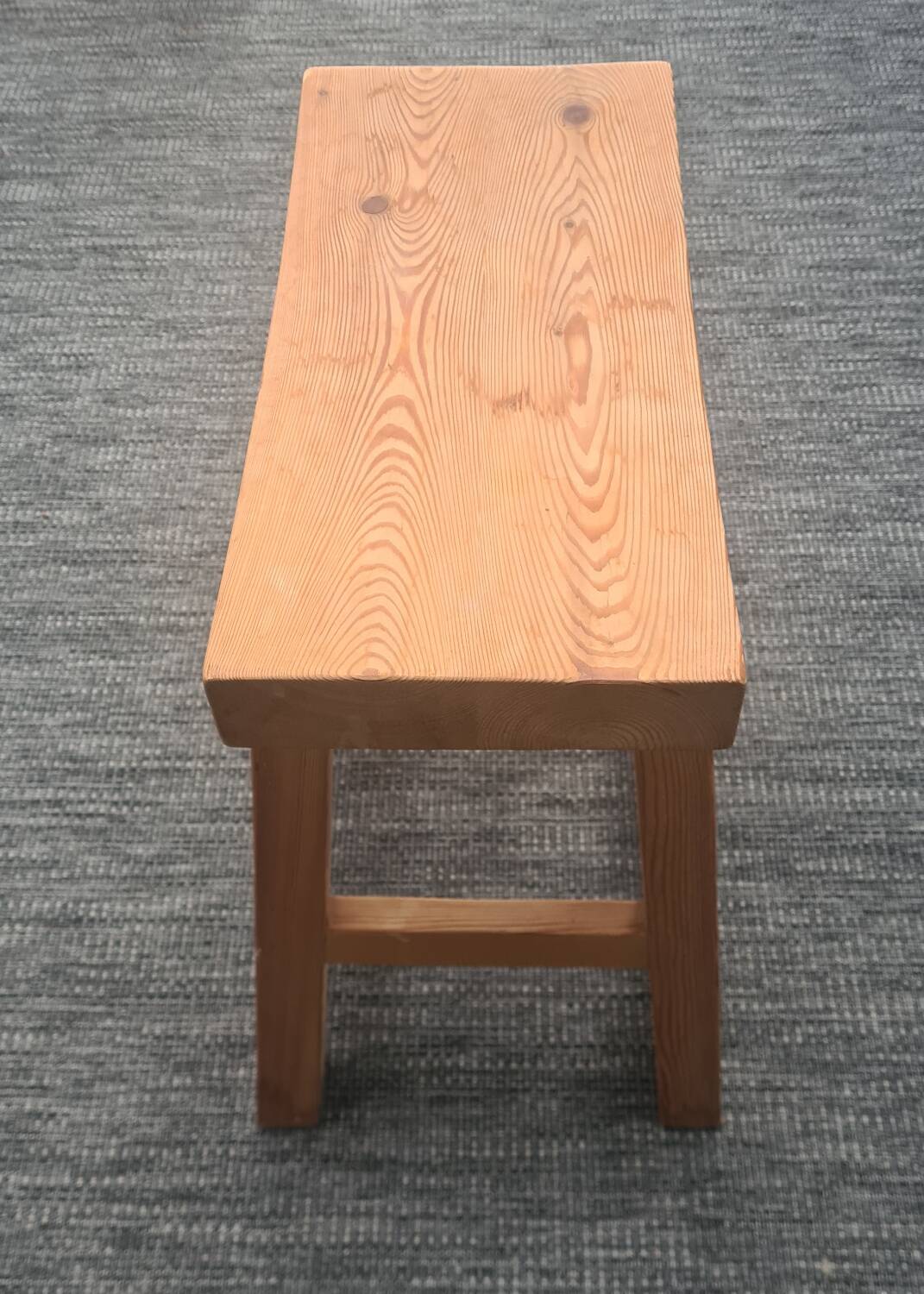 Solid pine stool