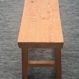 Solid pine stool