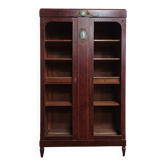 Bibliothèque Louis XVI en loupe de thuya