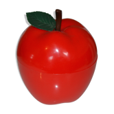 Pomme rouge seau à glaçons années 70