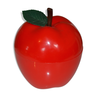 Pomme rouge seau à glaçons années 70