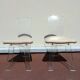 Chaises design en plexiglass Lucite annees 70
