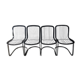 Set of 4 vintage Cidue chairs Italy 70s