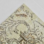 Tapis Persan Vintage Crème Fait Main, Élégance Florale Classique, 194x328