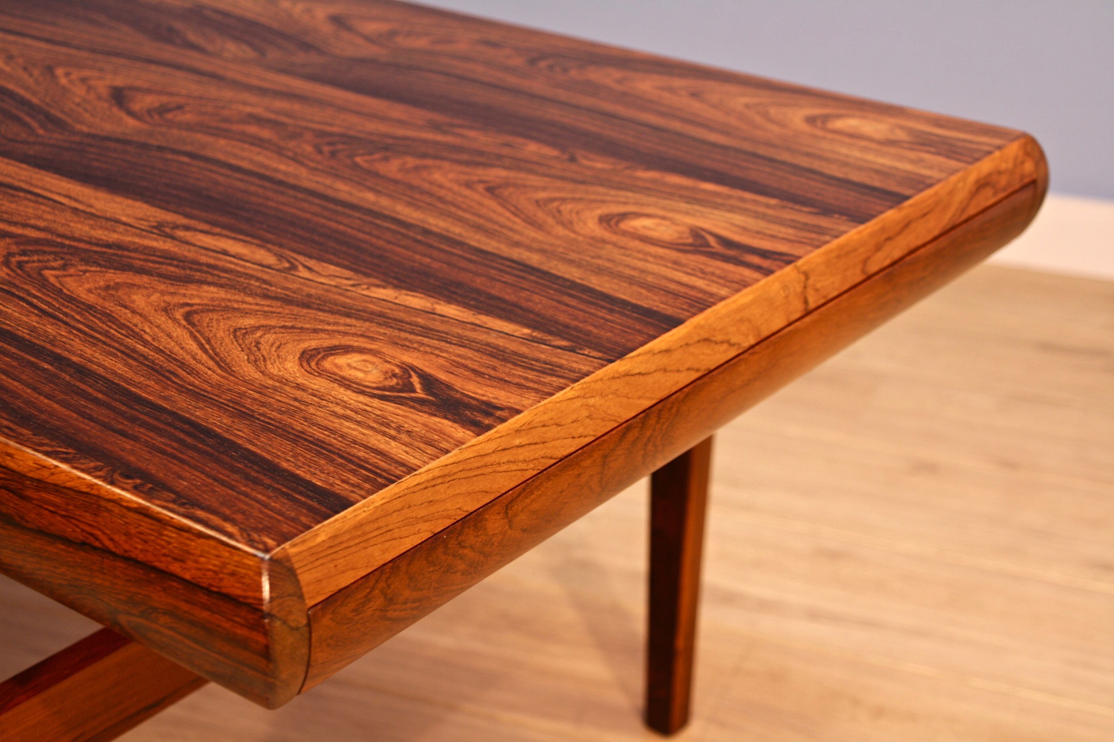 Danish coffee table in rosewood by Johannes Andersen for Uldum Møbelfabrik, 1960s