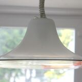 Pair of Cinea suspensions, Leucos workshop, handmade in Murano, design Giusto Toso, circa 197