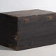 Antique chest painted in pine wood – China, around 1900