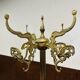Classic brass coat rack
