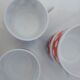 Lot de 4 tasses à café à pois Arcopal