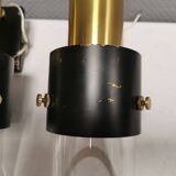 Kay kørbing saga wall lamps, produced by lyfa denmark 1950-1960s.