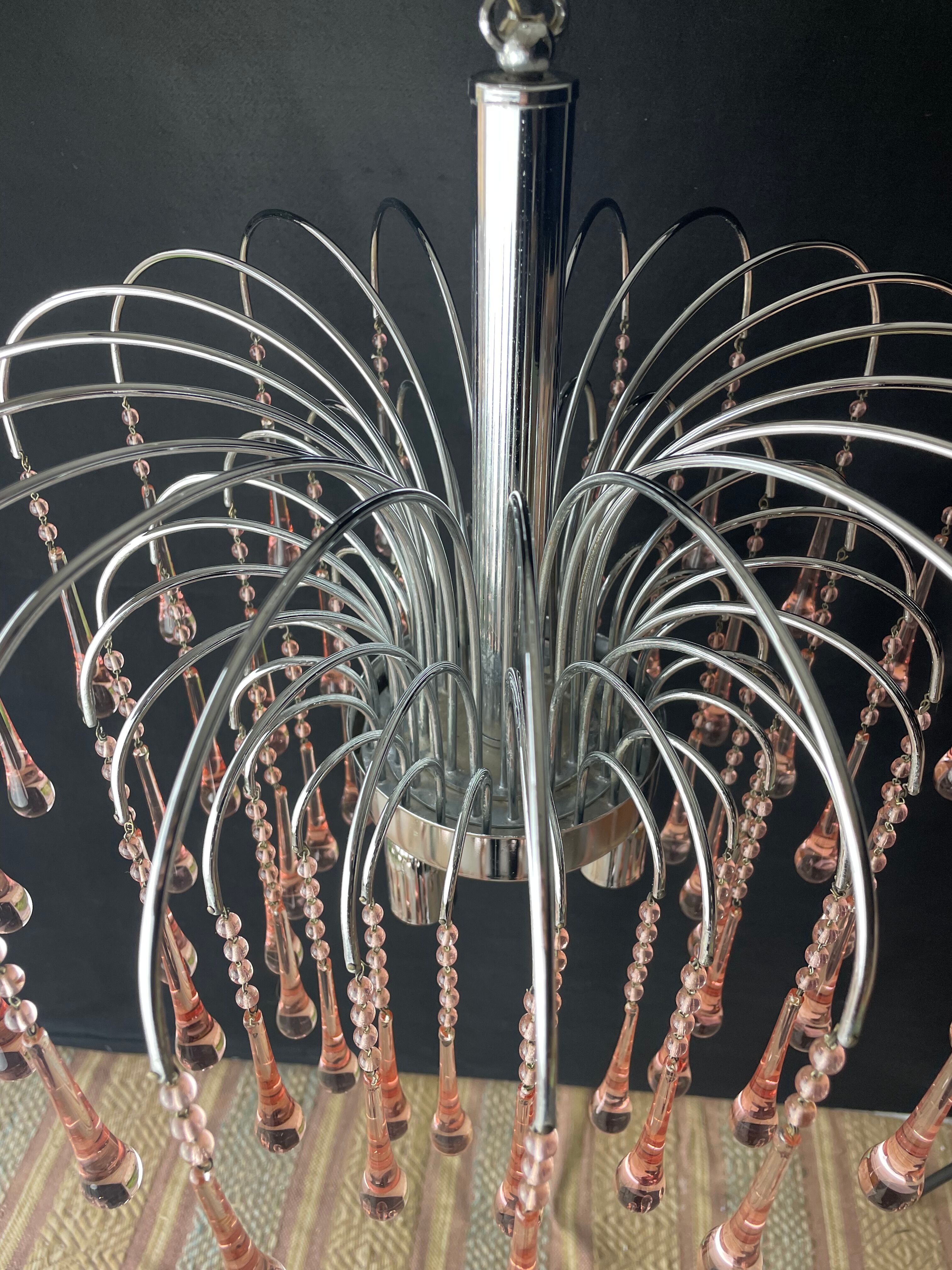 Paolo Venini waterfall chandelier