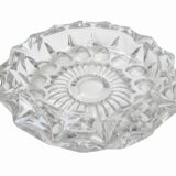 Large catch-all / Sun-shaped ashtray in pressed glass