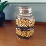 Vase West Germany mustard