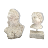 Buste femme et buste enfant