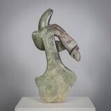 Shona warrior hand-carved sculpture