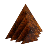 Letter holders made of cedar wood