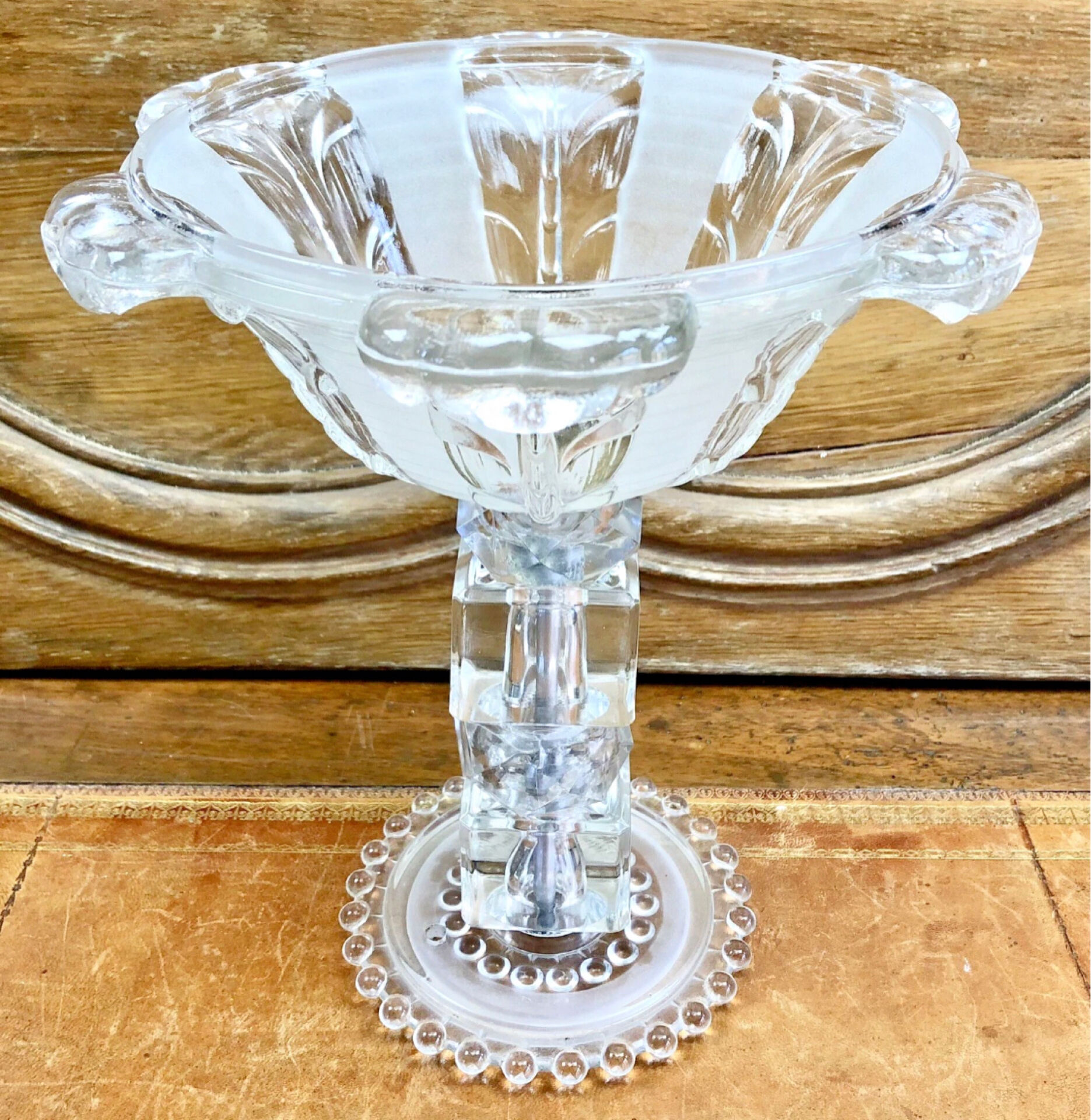 Vintage Art Deco lamp 1930 Modernist Jacques Adnet basin Ezan
