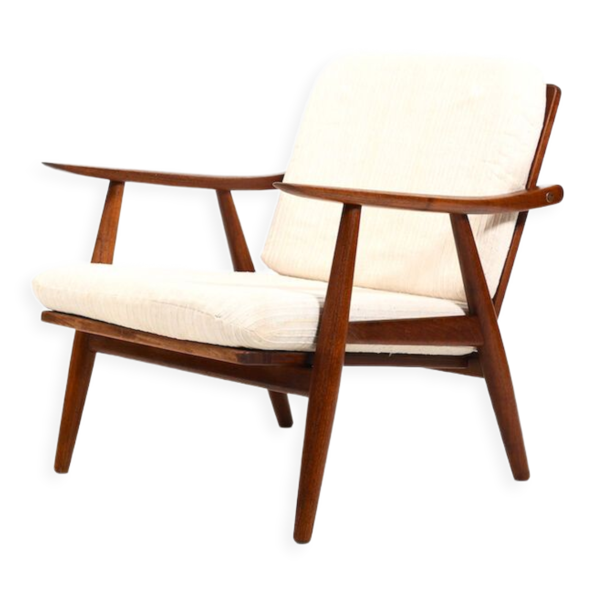 GE-270 Teak Easychair by Hans J. Wegner for Getama