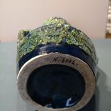 Vase Vallauris fat lava