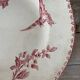 Round plate made of ironstone Sarreguemines Digoin model Favourite